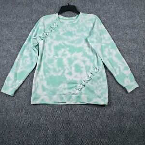 ana a new approach tie‎ dye sweatshirt mint green womens size s